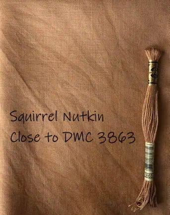 Tabbycat Hand-dyed Linen - Squirrel Nutkin